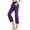 Purple, variant on Seductiva Yoga Lightweight Wide Fitness Pants Flare Yoga with Pocket Women High Trousers Waist Straight for Yoga Trousers Sports Leg Flared Leggings Yoga Pants High Waisted Lounge