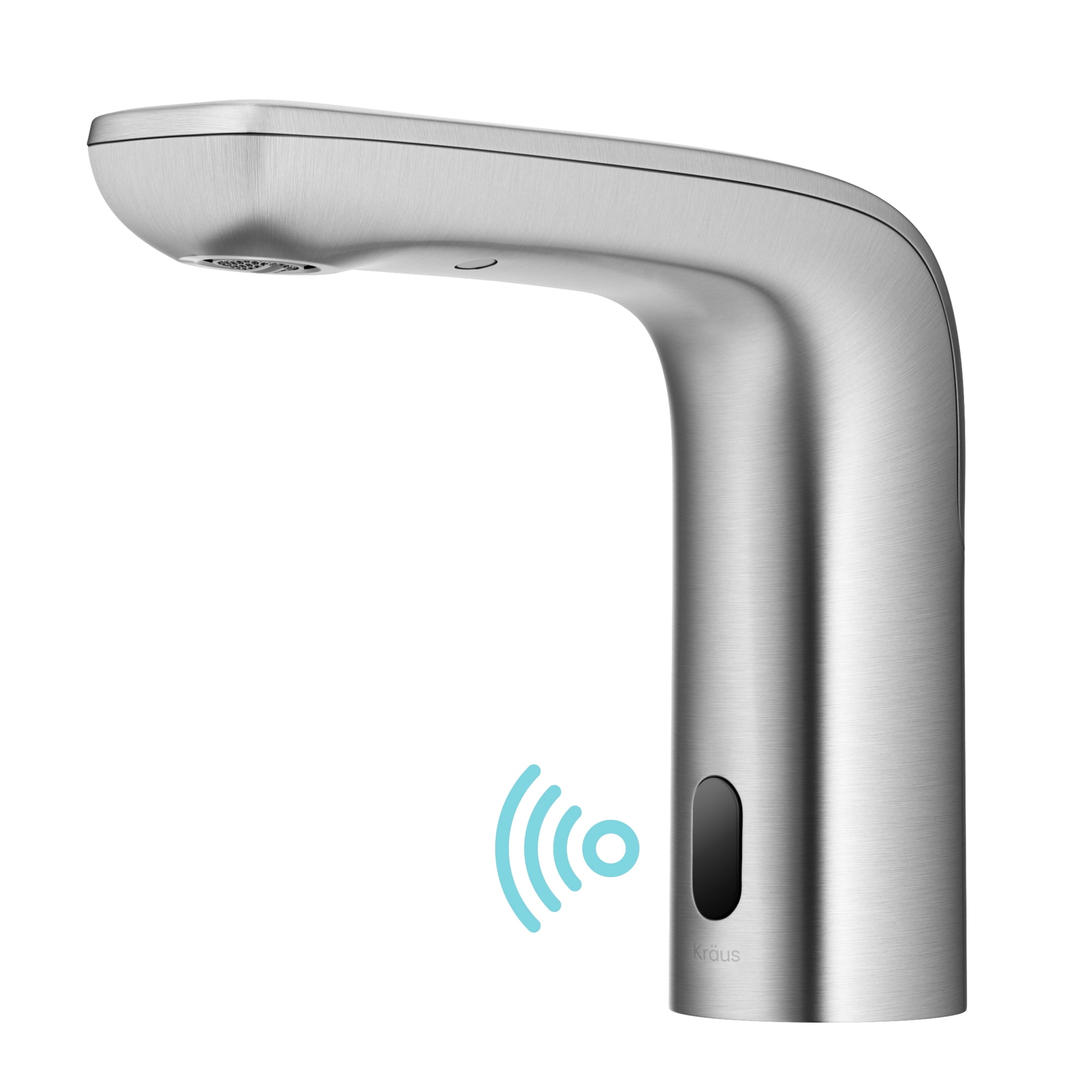 KRAUS Indy Touchless Sensor Bathroom Faucet in Spot Free Stainless Steel
