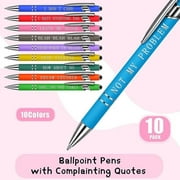 Back to School Savings, Dvkptbk Ballpoint Pens, Office Pen Funny Insult Pen Decorative Ballpoint Pen Office Pen (10 Pieces)10ml Back to School Supplies