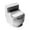 Silver, variant on Water Bowl for Cats Hydration Dispenser with Bowl Design for Indoor Outdoor Use and Drinking, Silver