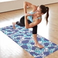 thumbnail image 6 of White and Blue Of Animal Print Hot Yoga Mat Towel Non Slip for Hot Yoga - Quick-Drying Yoga Mat Cover with 4 Corner Pockets with Travel Bag - Hot Yoga Towel Non Slip 70"x26", 6 of 6