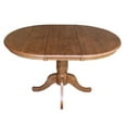thumbnail image 6 of 36" Round Top Pedestal Table with 12" Leaf - 29.3" H, 6 of 11