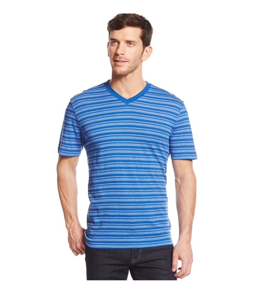 IZOD Mens Striped Pocket Graphic T 