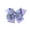 Lavender Blue, variant on 5 Inch Grosgrain Ribbon Hair Bow with Plaid Overlay
