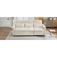 thumbnail image 3 of LiviNest 82" 3-Seater Sofa with Pull Out Bed: 2-in-1 Reversible Recliner & Sleeper Sofa - Modern Chenille Fabric with USB Charging for Living Room & Small Spaces, 3 of 4