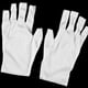 thumbnail image 5 of Guante con protección UV, guantes de protección profesionales blancos de punto elásticos sin dedos para manicura larga, 5 of 5