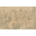 thumbnail image 2 of Richard Westall 18x13 Black Ornate Wood Framed Double Matted Museum Art Print Titled - Christ Raising the Widow's Son (Before 1836), 2 of 5