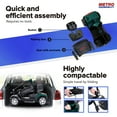 thumbnail image 4 of Outdoor Motorized Electric Carts for Senior, Heavy Duty Electric Scooters with 4 Wheel, Sliding Swivel Seat with Flip-Up Armrests for Adults, Easy Assembly, 300lbs, Emerald, SS1402, 4 of 7