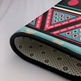 thumbnail image 5 of DouZhe Bohemian Southwestern Native Retro Pattern Area Rugs Non-Slip Machine Washable Floor Mat, Modern Style Carpet Doormat, 63x48 inches, 5 of 6
