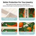 thumbnail image 3 of Tangerine Travel Portable Square Necklace Holder with Earring Holder, Display Case - Travel Organizer for Rings, Earrings, Necklaces, Bracelets - Suitable for Girls and Women, 3 of 6