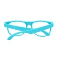 thumbnail image 3 of Kids Retro Sunglasses - Turquoise Frame / Clear Lens, 3 of 7