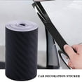 thumbnail image 4 of NZRUANE Carbon Fiber Car Stickers Door Sill Protector Scuff Plate Trim Accs т Y8H0, 4 of 10