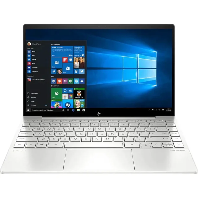 Remis à Neuf (Bon) HP Envy Portable 13,3 Po FHD (Intel Core i5-1135G7, 8 Go de RAM (32 Go Intel Optane), SSD 512 Go, Windows 10) - Argent (13-ba1001ca)