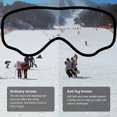 thumbnail image 2 of Gafas protectoras magnéticas antivaho de doble capa para deportes de nieve para invierno, 2 of 8