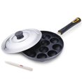 thumbnail image 1 of Anjali - DAL12 Diamond Series Aluminium Appa Patra (Black), 1 of 3