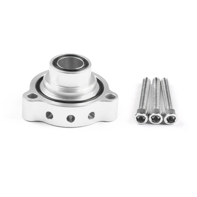 Car Blow-off Universal Valve Adapter Aluminum Alloy High-performance Connector Universal Automotive Modification Parts Accessory Silver