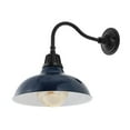 thumbnail image 7 of JONATHAN Y Aurora 12.25" 1-Light Farmhouse Industrial Indoor/Outdoor Iron LED Gooseneck Arm Outdoor Sconce, Navy, 7 of 7