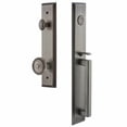 thumbnail image 2 of Grandeur Fifth Avenue D Grip Single Cylinder Handleset with Soleil Interior Knob, 2 of 5