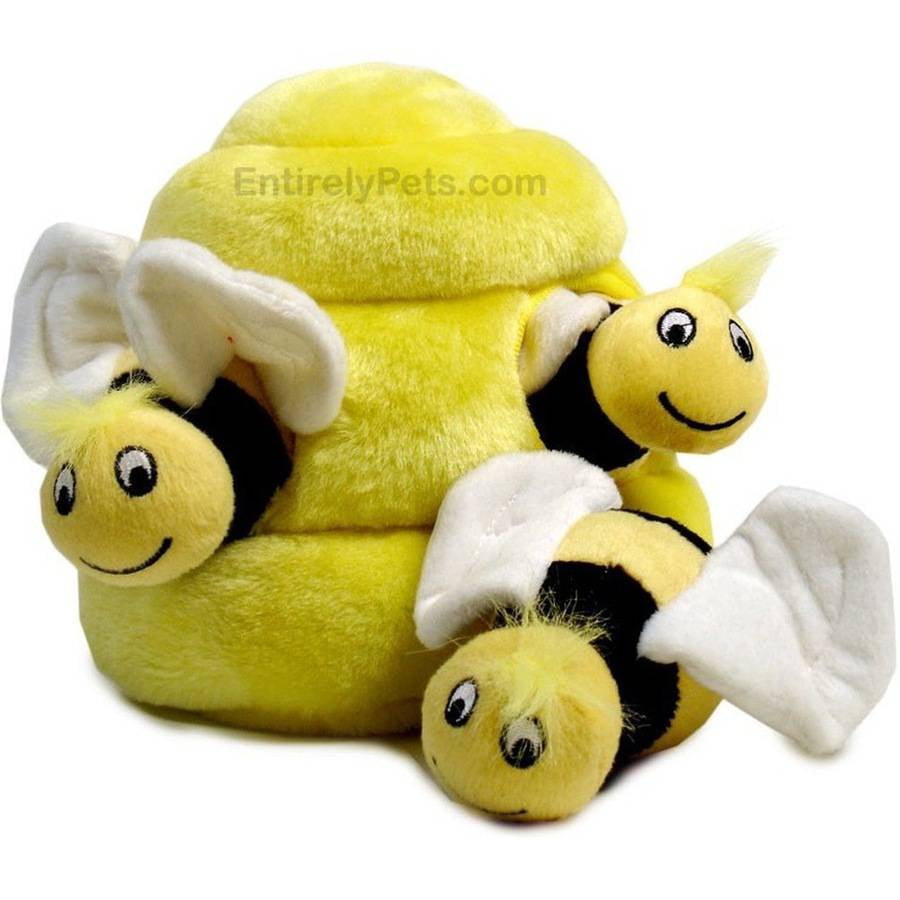 Plus Puppies HideABee Plush Dog Toy, Large, Multicolor