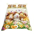 thumbnail image 2 of Cute Pig Children's Duvet Cover Cute Pig Girl Bedding Set Cartoon Animal Duvet Cover Flower Bedspread The Softy Bed Set Bed Sheets for Size Thread Count Sheets Size Bed Set with Comforter And Sheets, 2 of 7