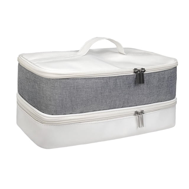 Cabello de doble capa, bolsa de almacenamiento de herramientas calientes, bolsa de viaje para herramientas para el cabello, estuche de almacenamiento,