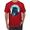 Red, variant on Creepy Winter Beach Night Owl Animal Lover Graphic T-Shirt
