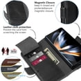 thumbnail image 4 of Funda tipo cartera KeziHome de piel auténtica para Samsung Z Fold 4, 4 of 7