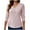 Pink, variant on tarylea Trendy Tops for Women V Neck Chest Button Blouse Long Sleeve Fall Spring Shirts Casual Loose Tops