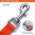 thumbnail image 4 of Siumouhoi 6 FT Cachorro/perro Leashes, Correa de Estilo Tradicional Fuerte con Gancho de Collar Fácil de Usar, Correa para Perro Ideal para Perro Pequeño y Mediano y Grande (5/8 in x 6 FT,Orange), 4 of 4