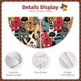 thumbnail image 3 of Sikiie Different Cats 1 Nativity Christmas Tree Skirt, Jesus Christian Winter Holiday Tree Mat Decoration(30-48IN)30", 3 of 6