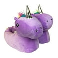 thumbnail image 4 of Modlines Women's/Big Girl's Unicorn Llama House Slippers Shoes, Purple(Unicorn), Small (4-5), 4 of 5