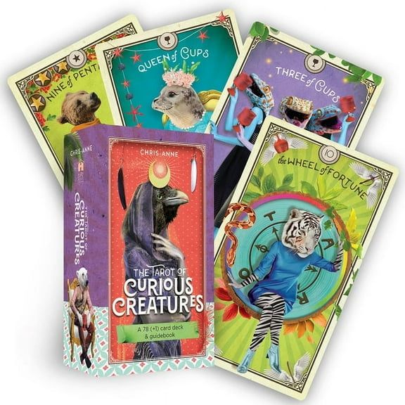 The Tarot of Curious Creatures: A 78 ( 1) Card Deck and Guidebook, (Hardcover)