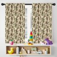 thumbnail image 5 of Blackout Kids Curtains,Beige Christmas Pine Cone Pattern Childrens Insulated Curtains Set Of 2,Bedroom Essentials,Toddler Room Decor 42"x54", 5 of 5