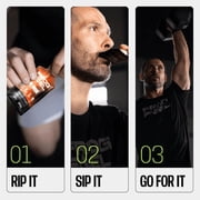 Frog Fuel Ultra Liquid Protein Shot & Energy Gel, 8g Collagen, 1500mg Beta Alanine, Gluten-Free, Berry, 1.2 oz, 24 Pack