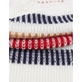 thumbnail image 6 of Cogild Sweaters for Women Striped Crewneck Long Sleeve Knit Pullover Sweater, 6 of 10
