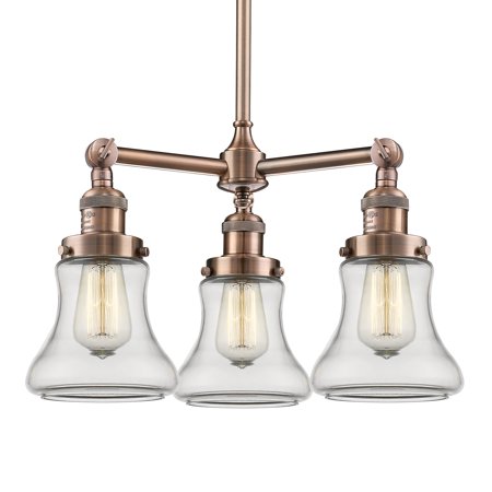 

Innovations Lighting 207 Bellmont Bellmont 3 Light 18 Wide Chandelier - Copper