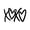 BLACK, variant on Vinyl Wall Art Decal - XOXO - 10" x 16" - Kisses & Hugs Modern Inspirational Quote Sticker For Couples Home Office Boyfriend Girlfriend Bedroom Valentine's Day Decor