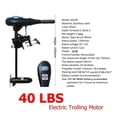 thumbnail image 2 of 40 LBS 12 V Electric Trolling Brush Motor, Inflatable Fishing Boat, Kayak Canoe Engine ,Easy to Install, 2 of 11