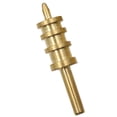 thumbnail image 1 of Pulidor De Cuero Latón Estilo Plano Y Arco Borde De Cuero Sellado Punta De Soldadura Proceso En Caliente Pulido De Cuero Punta De Hierro Para Manualidades De Cuero Diy Monstrate TO005689-02, 1 of 7