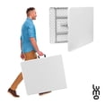 thumbnail image 4 of Mesa Plegable LUMO Portafolio Plastica 180 cm Metal Blanco Mediano, 4 of 7