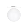 thumbnail image 2 of White Foam Balls Round 1.5 Inch Model Polystyrene Spheres Craft Balls for Art Craft Household Party Decoration 30Pcs, 2 of 6