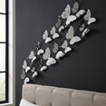 thumbnail image 2 of REGALWOVEN 90 PCS Butterfly Wall Decals for Wall-3D Butterflies Removable Mural Decals Home Decoration for Nursery Bedroom White Balck 3.1" x 2.6", 2 of 6