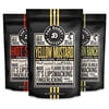 Pop Daddy Variety, 7.5oz Bold Flavored Pretzel Sticks 3 Pack- Hot Sauce (1), Peppercorn ranch(1) and Yellow Mustard(1)
