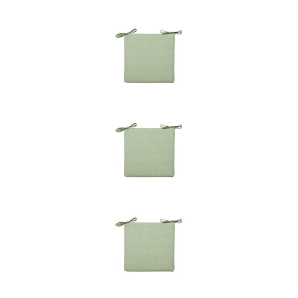 Yuarrent Cojín de asiento Estilo simple Transpirable Resistente Moderno Cuadrado Color sólido Hogar Oficina Cojines para sentarse Verde Type1 NO1