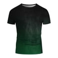 thumbnail image 4 of WAYUTE T Shirts for Man Short Sleeve Crew Neck Gradient Color Workout Athletic Shirts Performance Loose Tee for Gym Training Casual Summer T-Shirts, 4 of 4