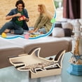 thumbnail image 6 of Shark Teeth Display Box Shark Teeth Holder Presentation Box for Home Party Decorations Storage Box for Gemstones Seashells Organization Shadow Box 10.6x5.3x1.2 Inches, 6 of 6