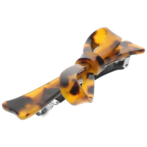 LEORX Elegant Hair Clip Bowknot Hairpin Acetate Sheet for Women Everyday Wearing 1Pack
