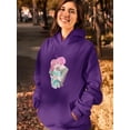 thumbnail image 2 of Anime Couple Sweet Kiss Hoodie Women -Image by Shutterstock, Female XX-Large, 2 of 4
