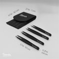 thumbnail image 3 of Juego de pinzas TWEEZIA Stainless Steel 4 Precision con espejo, 3 of 9