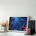 thumbnail image 4 of Diamond Art Kits for Adults, Deep Sea Glowing FishesDiamond Painting Kits for Beginners, Frameless Round 5D Full Drill Diamonds Art Pictures Gem Art Crafts Home Decor Gifts, 4 of 8